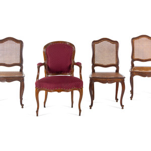 A Group of Four Louis XV Walnut 352545