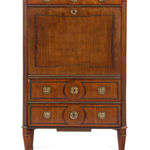 A Directoire Brass Mounted Mahogany