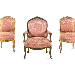 A Set of Three Louis XV Style Giltwood 352546