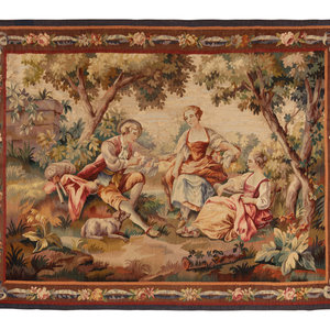 A French Wool Tapestry Circa 1910 4 352555