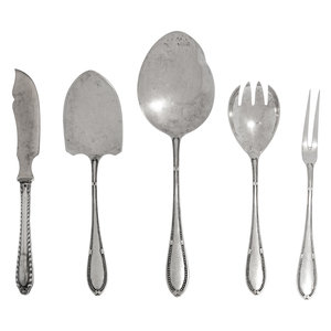 A Group of Continental Silver Flatware