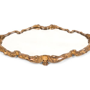 A Louis XV Style Gilt Bronze and