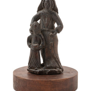 A French or Spanish Carved Wood