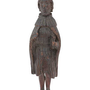 A French or Spanish Carved Wood 3525c1