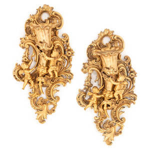 A Pair of Louis XV Style Gilt Bronze 3525d7