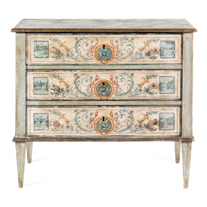 An Italian Painted Commode 18th 35262c