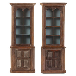 A Pair of Continental Limed Wood