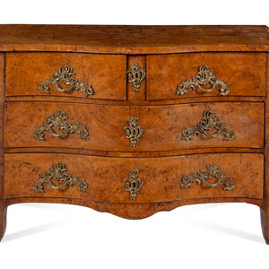 A Continental Burlwood Commode 18th 35265d