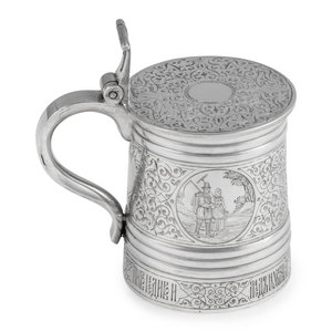 A Russian Silver Tankard
Maker's