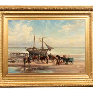 Walter Henry Pigott (British, 1810-1901)
Boats