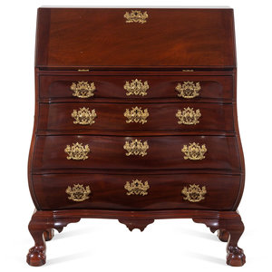 A Chippendale Style Carved Mahogany
