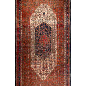 A Hamadan Wool Rug Bibikabad Circa 35270f