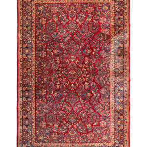 A Sarouk Wool Rug
Circa 1920
18