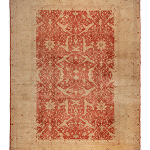 An Indo-Tabriz Wool Rug
Second