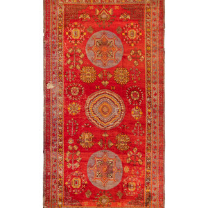 A Khotan Wool Rug Circa 1900 13 35272a