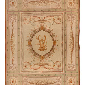 A French Aubusson Floor Covering 19th 35272b