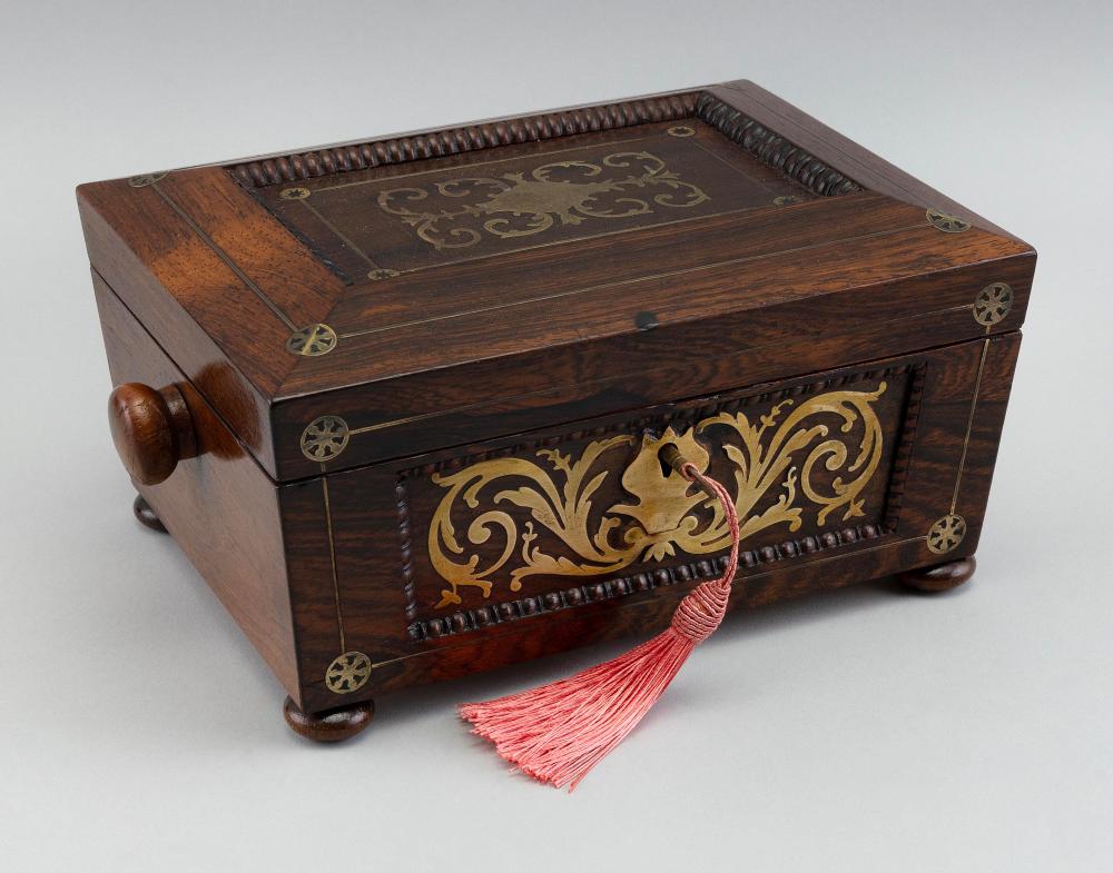 ENGLISH SEWING BOX 19TH CENTURY 3527b0