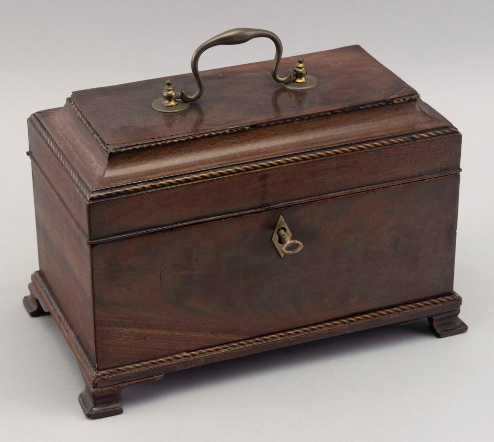 ENGLISH TEA CADDY 19TH CENTURY 3527ab