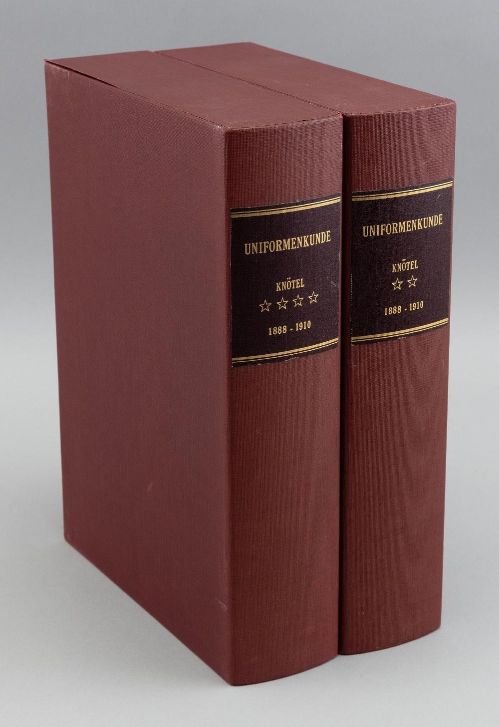 TWO VOLUMES OF UNIFORMENKUNDE  3527d9