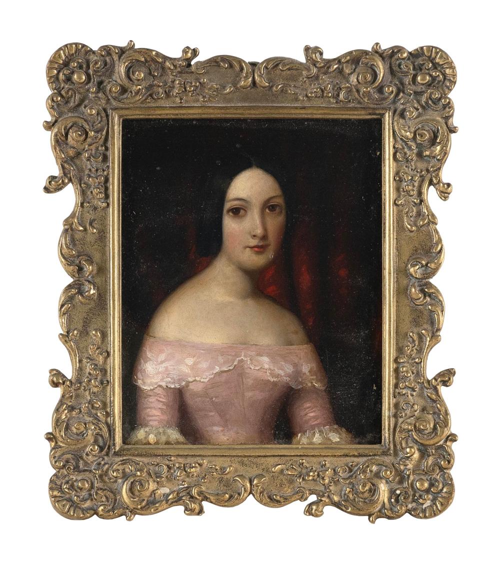 PORTRAIT OF A YOUNG WOMAN 19TH 3527d3