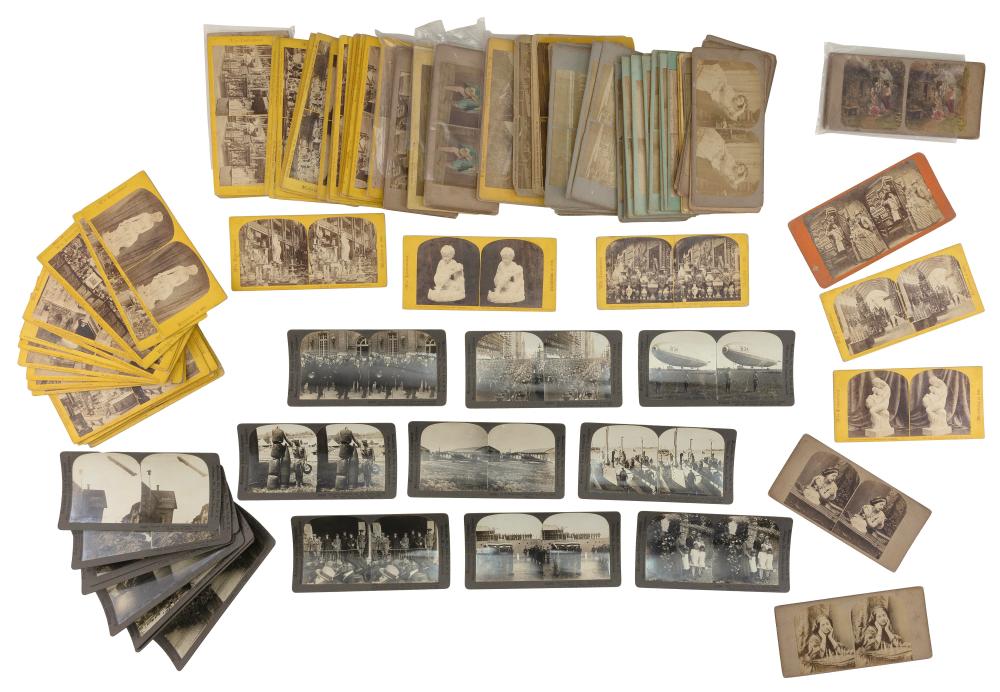 COLLECTION OF STEREOGRAPHS 19TH