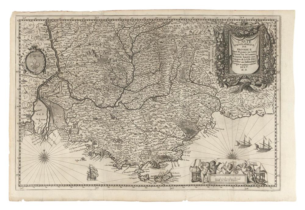 MAP FROM HONORE BOUCHE'S "LA CHOROGRAPHIE