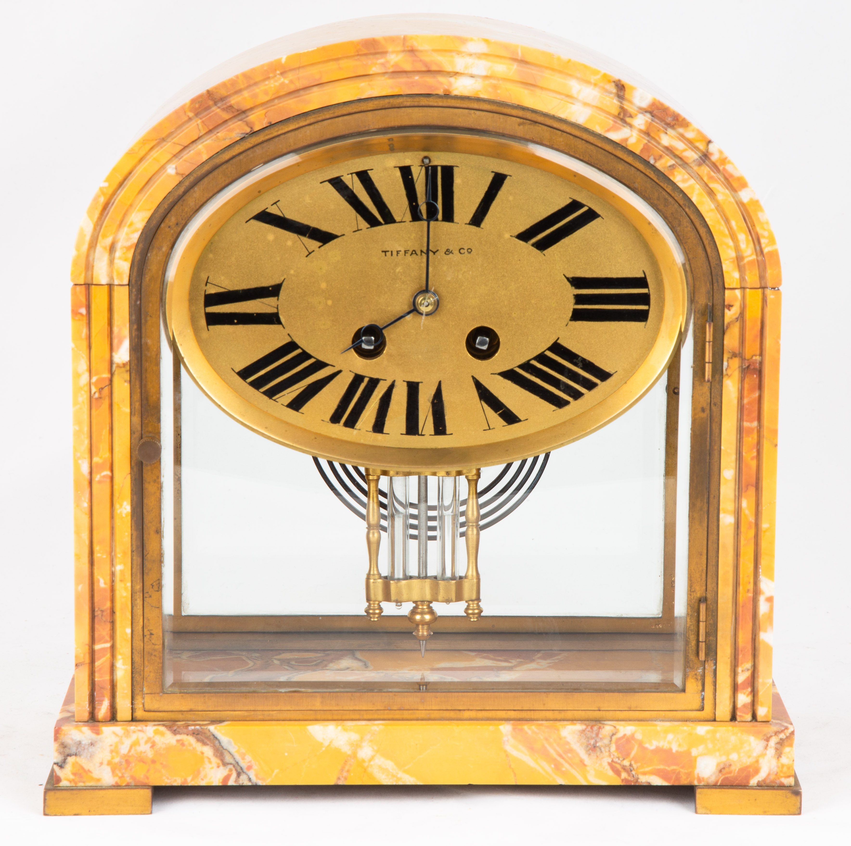 TIFFANY & CO. ART DECO SHELF CLOCK Early