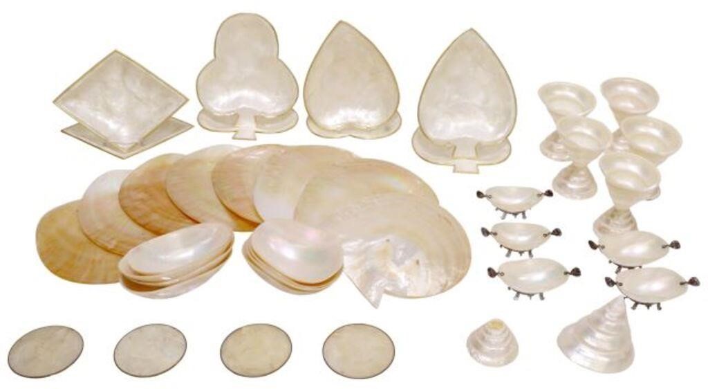 (39) MOTHER OF PEARL & CAPIZ SHELL