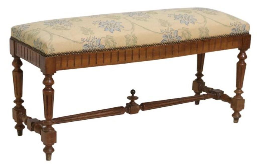 FRENCH LOUIS XVI STYLE UPHOLSTERED 35510e