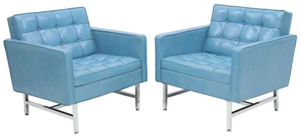 (2) KNOLL STYLE MID-CENTURY MODERN