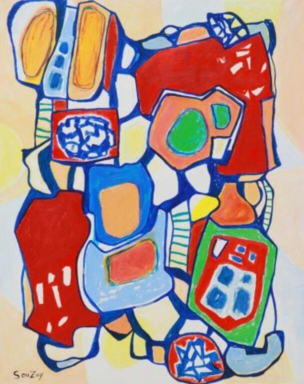 GERARD SOUZAY (1918-2004) ABSTRACT