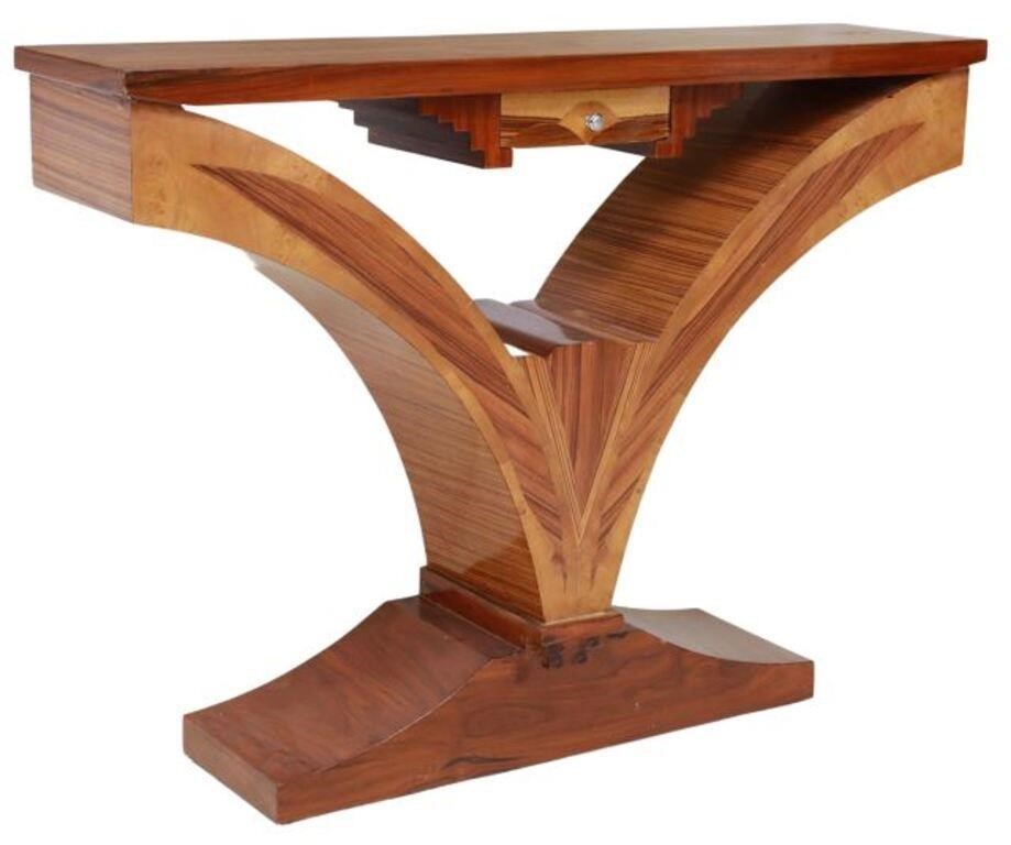 ART DECO STYLE PARQUETRY CONSOLE