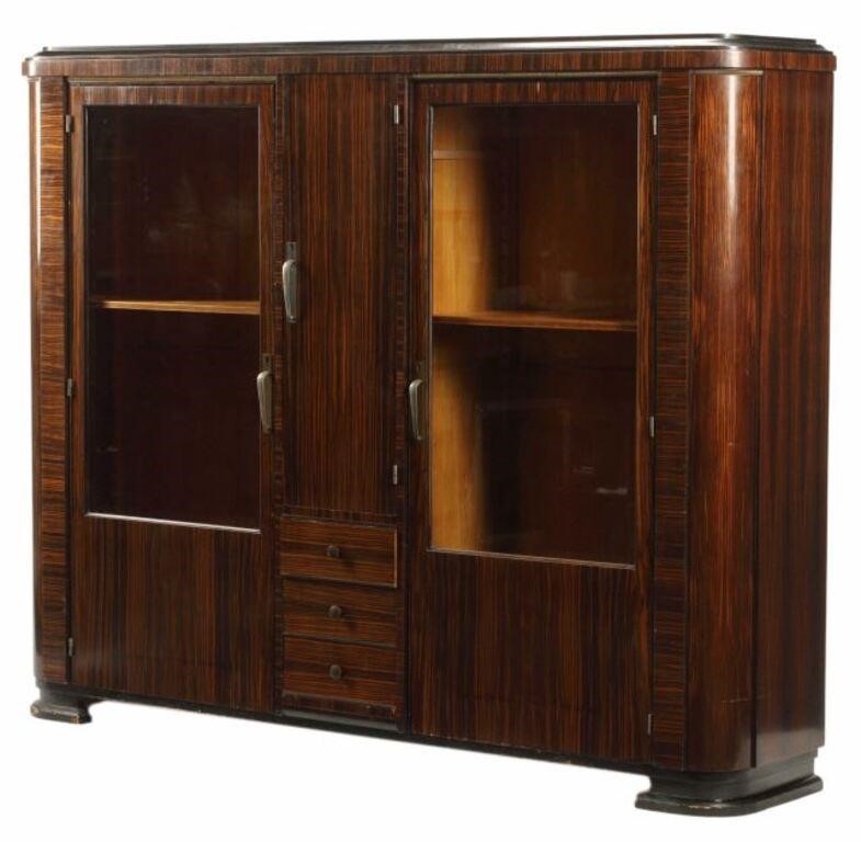 LARGE ART DECO STYLE CABINET WITH