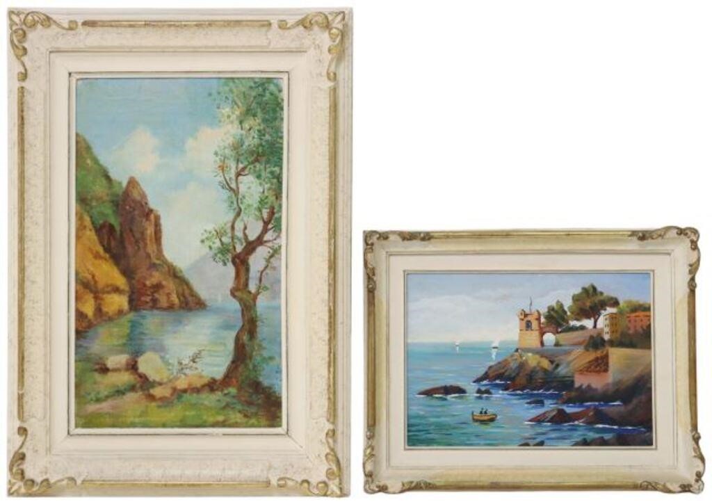  2 FRAMED ITALIAN SCHOOL LANDSCAPE 355280