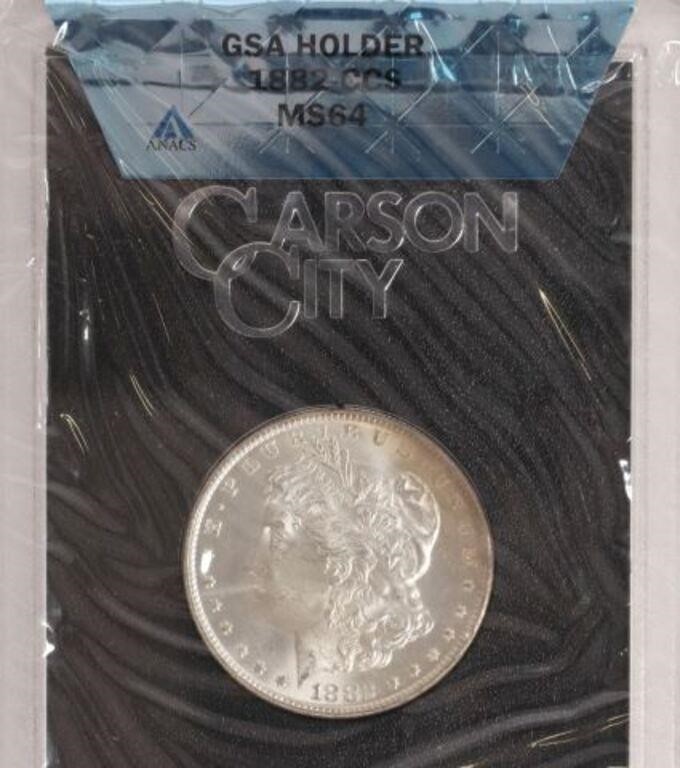 US 1882 GSA CARSON CITY SILVER 3552d0