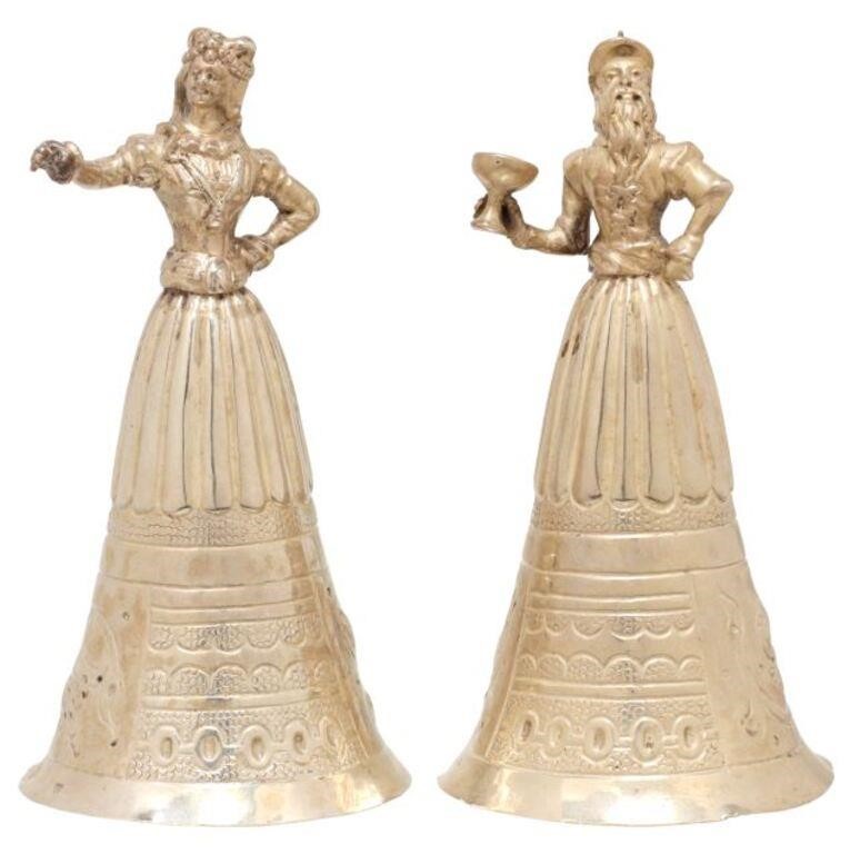 (2) HANAU SILVER MALE & FEMALE WAGER