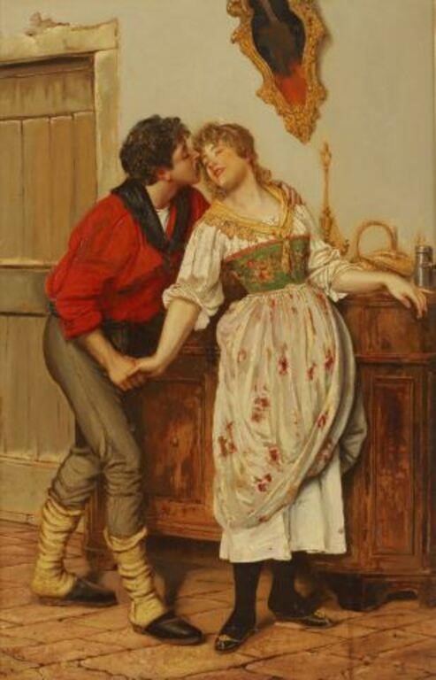 AFTER EUGENE DE BLASS OIL ON CANVAS 355364