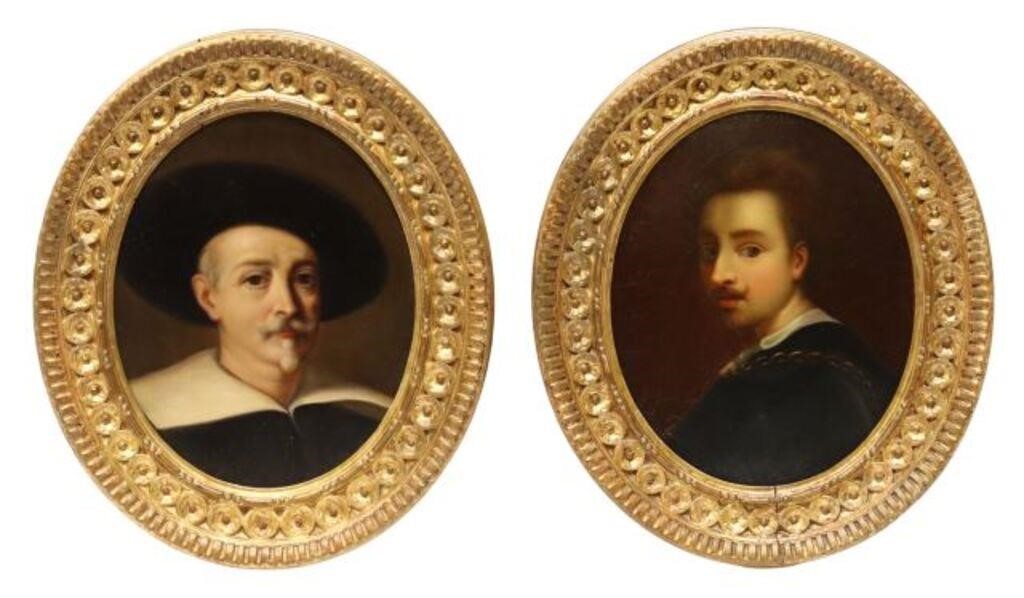  2 FRAMED BAROQUE STYLE PAINTINGS 355361