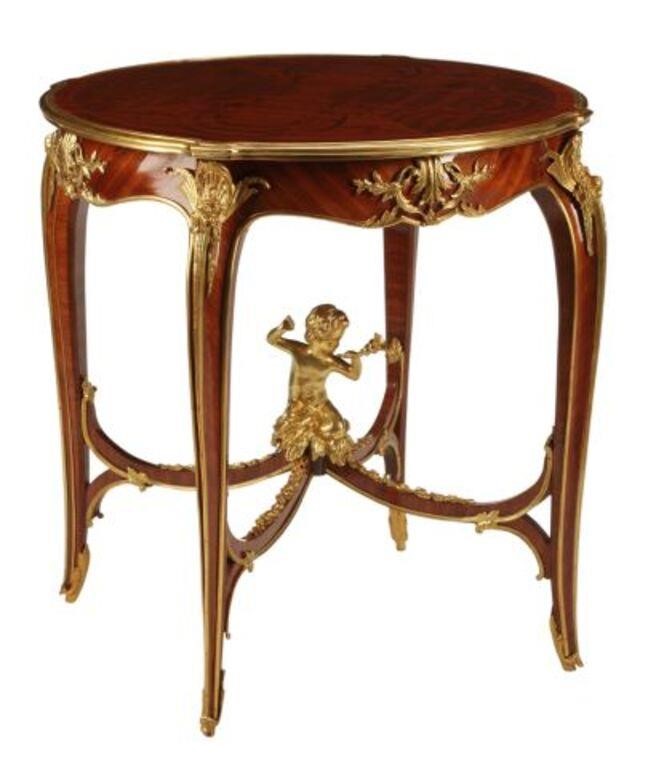 LOUIS XV STYLE ORMOLU MOUNTED CENTER 355455