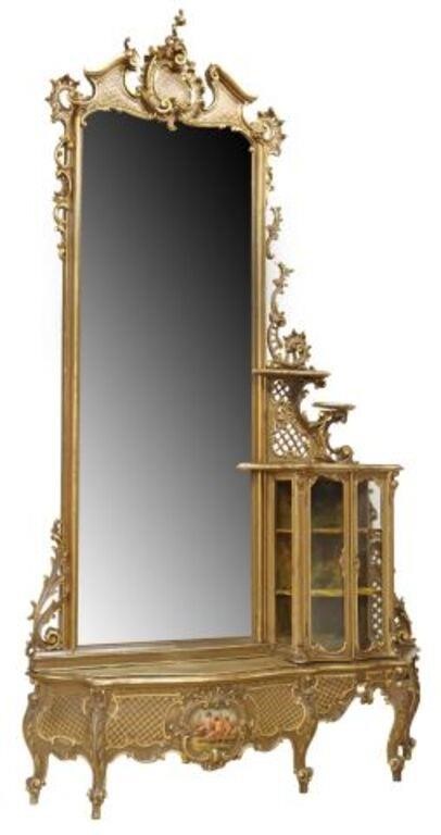 LOUIS XV STYLE GILTWOOD PAINTED 35546c