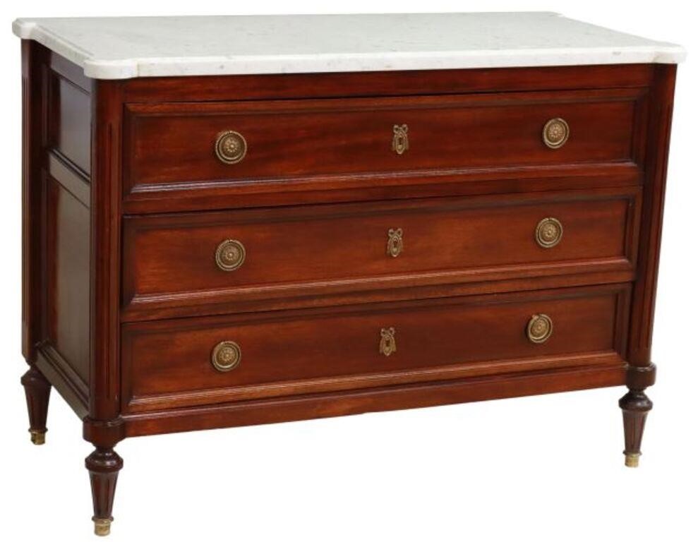 FRENCH LOUIS XVI STYLE MAHOGANY 3554ae