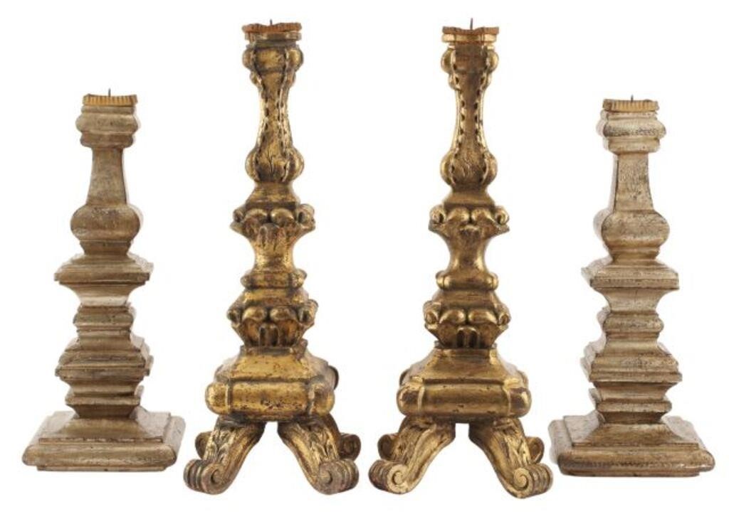 (4) RENAISSANCE STYLE GILTWOOD