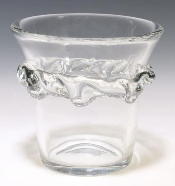 LARGE FRENCH DAUM SORCY ART CRYSTAL 35550f