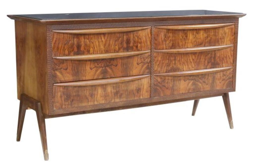 ITALIAN MID CENTURY MODERN BURLWOOD 35552b