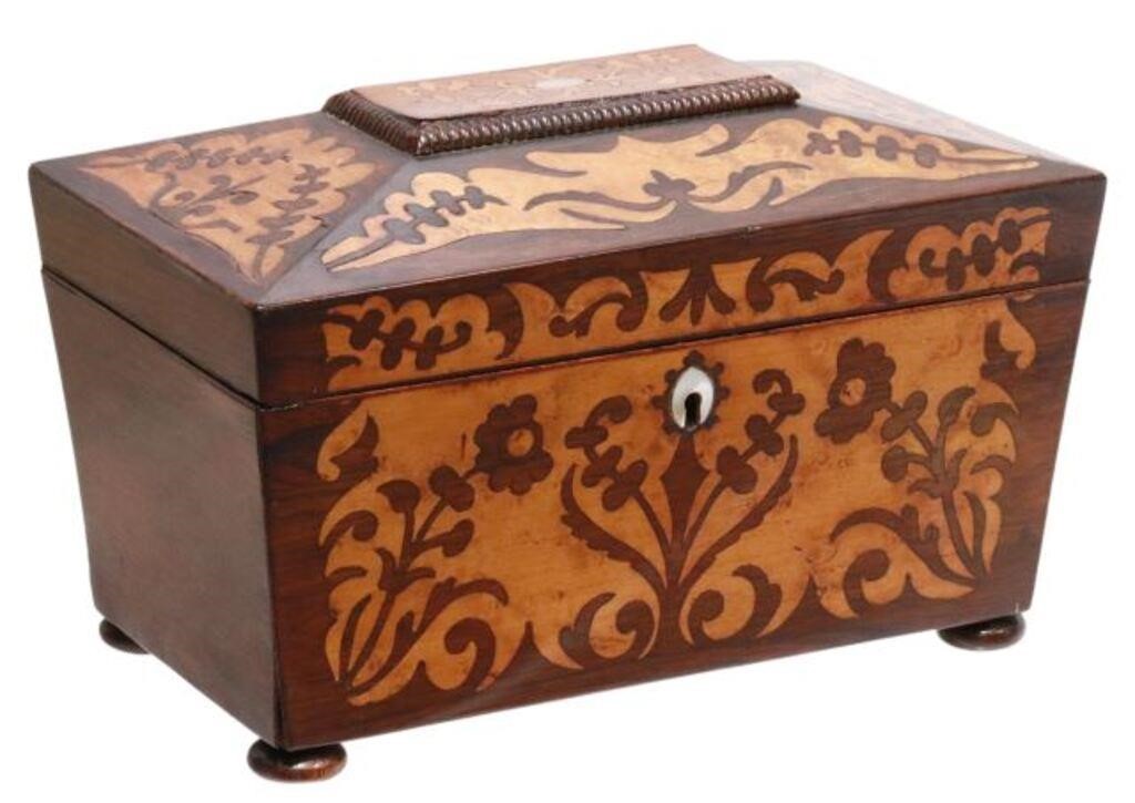 ENGLISH REGENCY ROSEWOOD MARQUETRY 35557f