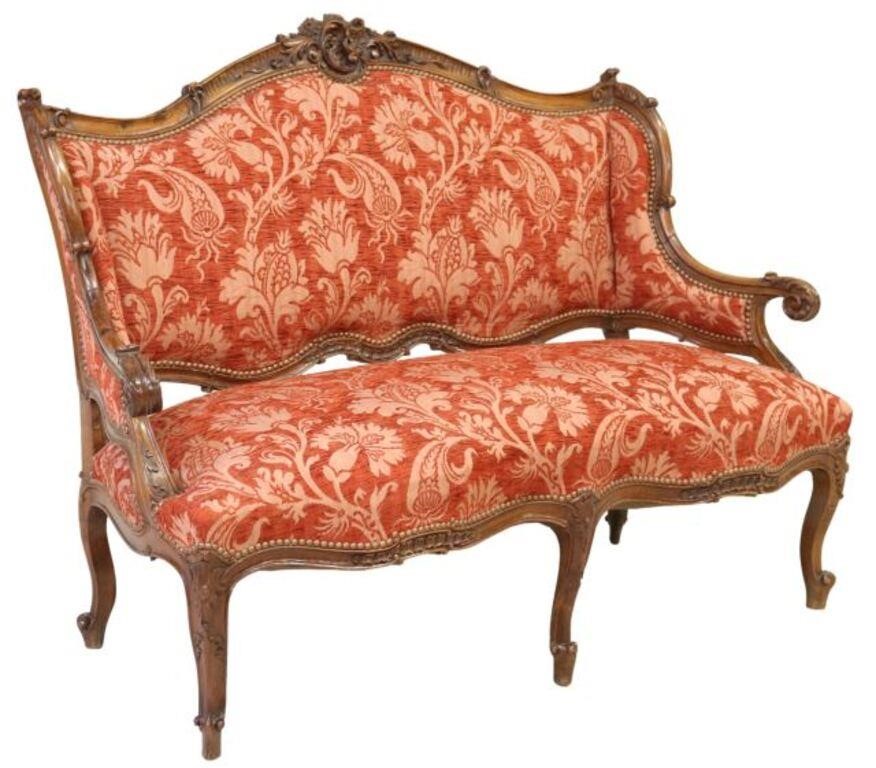 FRENCH LOUIS XV STYLE UPHOLSTERED 355591