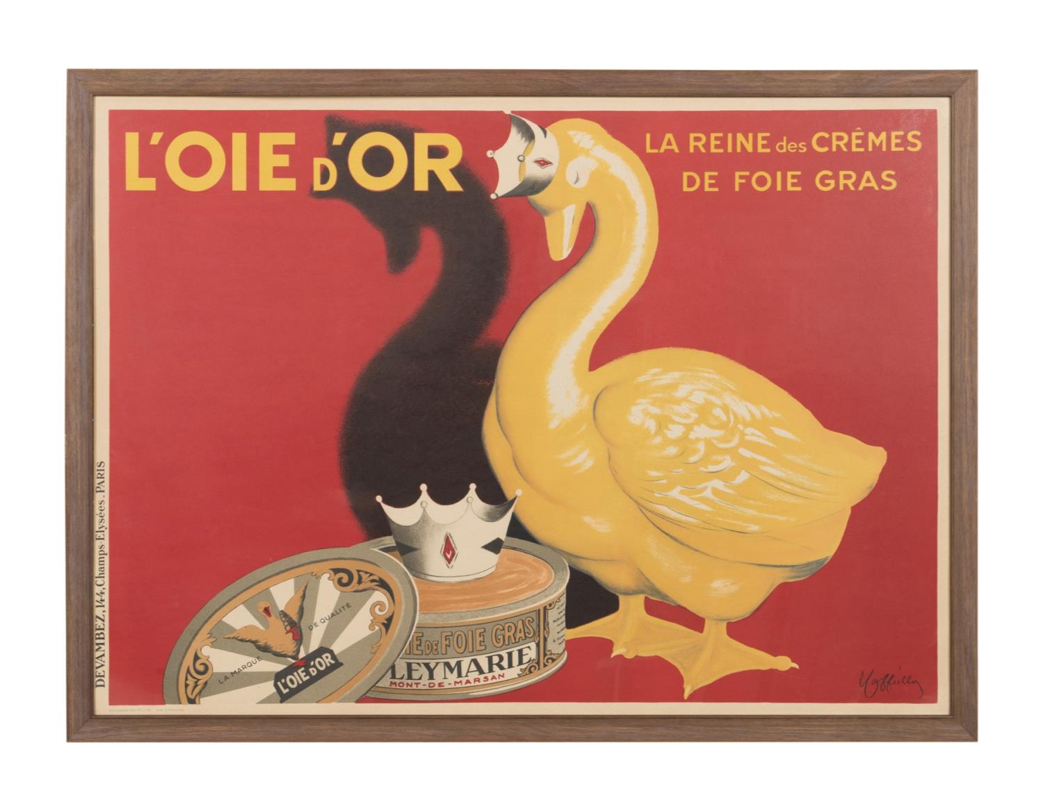 AFTER L. CAPPIELLO, FOIE GRAS ADVERTISING