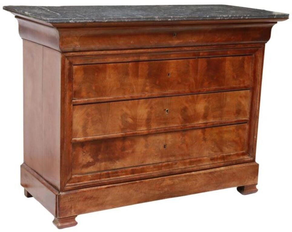 FRENCH LOUIS PHILIPPE PERIOD MARBLE TOP 355635