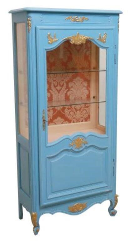 FRENCH LOUIS XV STYLE PAINTED VITRINEFrench 35563e
