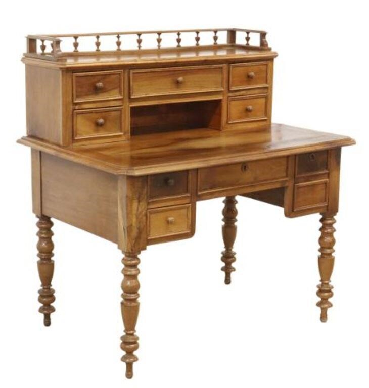 FRENCH LOUIS PHILIPPE WALNUT WRITING 355642